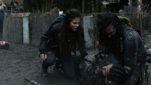 Human Trials - Nyko and Octavia try to help Artigas after he is gunned down by Finn