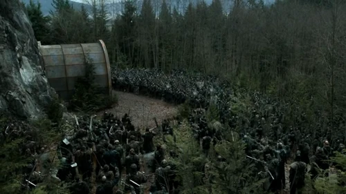 Blood Must Have Blood (Part 1) - Grounder army outside Mount Weather