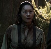 Roz Rankin Killed by an explosion caused by Murphy and Emori