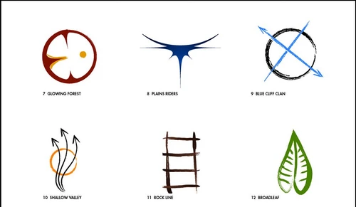 Symbols of the Twelve Clans (2/2)