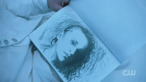 A Sort of Homecoming - A drawing of Callie Cadogan