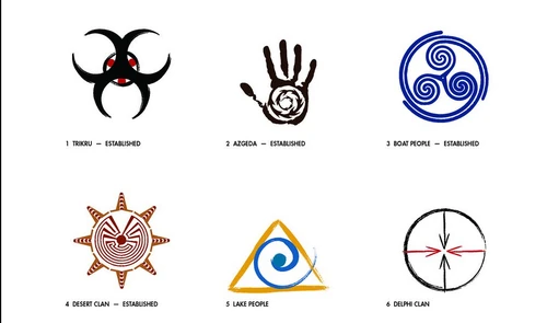 Symbols of the Twelve Clans (1/2)