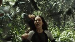 Katniss escapando de los charlajos