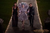 Katniss Effie Peeta Catching Fire