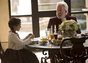 President Snow and his granddaughter