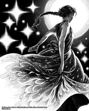 Katniss's dress in The Hunger Games: Illustrated Edition.