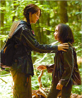 Katniss and RueStanding