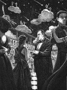 Katniss meeting Plutarch Heavensbee