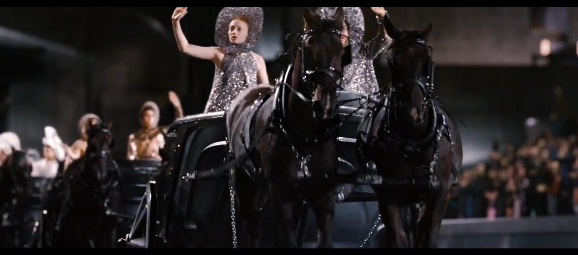 hunger games chariot parade