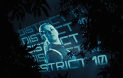 Tributo femenino del Distrito 10 (75 JDH) proyección en el cielo