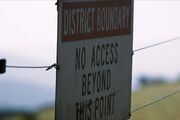 Sign fence