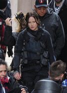 JLaw on set 5