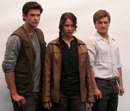 Gale, Katniss, and Peeta