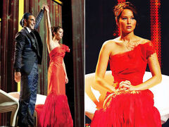 Vestido de Katniss en su primera entrevista