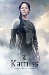 Katniss wearing her arena uniform