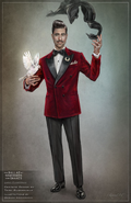 Lucky Flickerman costume illustration by Oksana Nedavniaya.