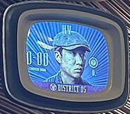 Hy's face on the monitor.