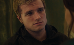 Peeta saying goodbye