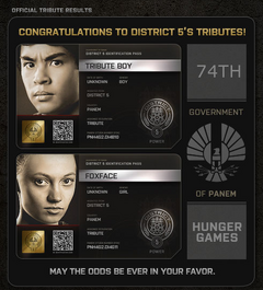 District 5 Tributes