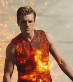 Peeta durante el desfile