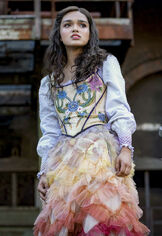 Lucy Gray rainbow dress