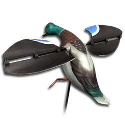 Decoy mallard male spinning wings.png