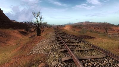 Eisenbahnstrecke (Bushrangers Run)