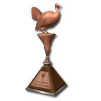 Trophy turkey big bronze