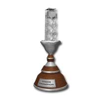 Trophy tower silver