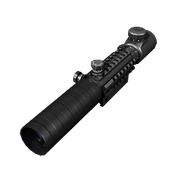 Reverse draw crossbow scope