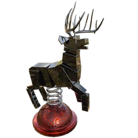 Blocktail deer hematite