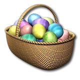 Easter basket festive