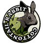 Cottontail rabbit badge