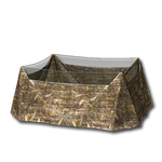 Waterfowl blind fall field camo table 256
