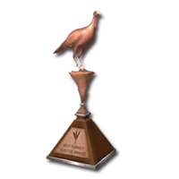 Trophy turkey bronze
