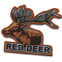 Red deer badge