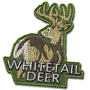 Whitetail deer badge