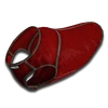 Dog winter vest crimson