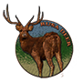 Rusa deer badge