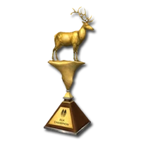 Trophy elk gold