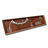 Compoundbowplaquesilver