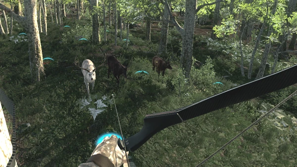 Semhunting two rare elk