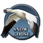 Snow goose badge