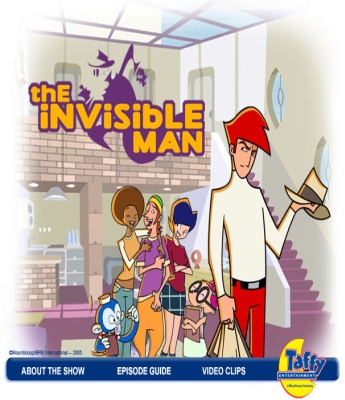 the invisible man cartoon series