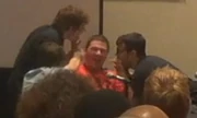 Michael and Ray licking Andrew's fingers