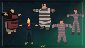 'Mother'; the Smuggler; and the 'lobotomised' sons.