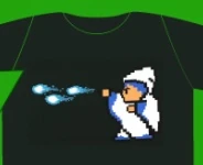 Guns don't kill people Magic Missiles do on the back