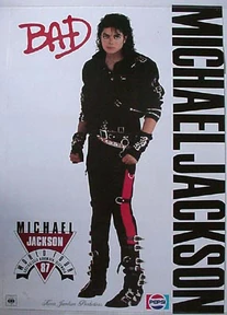 Michael Jackson ポスター BAD World tour 1987 Michael Jackson: Bad Japan Tour '87 (1987) - Posters — The Movie