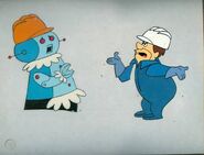 The Jetsons - Animation Cel and Background - Rosie Come Home (9)