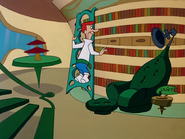 George Jetson searching for dictionaire